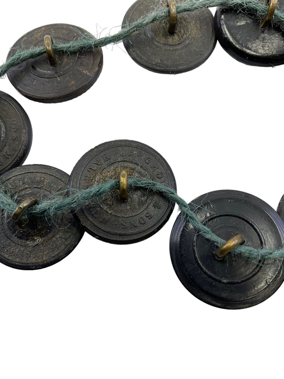 WW2 British RAF Yacht Club Black Plastic Button Group WW2 British RAF Yacht Club Black Plastic Button Group