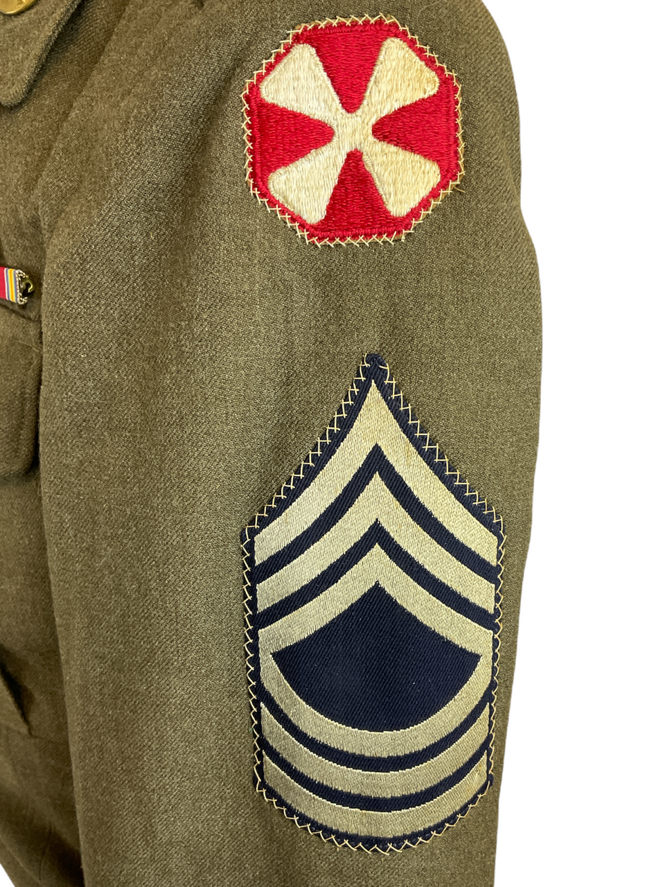 WW2 US 8th Army 11th Corps Ike Jacket 36S 1945 Dated WW2 US 8th Army 11th Corps Ike Jacket 36S 1945 Dated