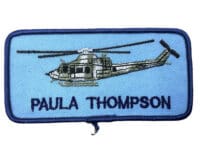 Canadian Forces RCAF Griffin Paula Thompson Colour Nametag Patch Vintage