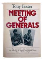 WW2 Canadian German Meeting of Generals Kurt Meyer Hard Cover Reference Book