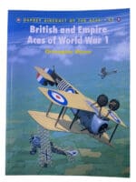 WW1 RFC RNAS British and Empire Aces of WW1 Osprey No 45 Reference Book