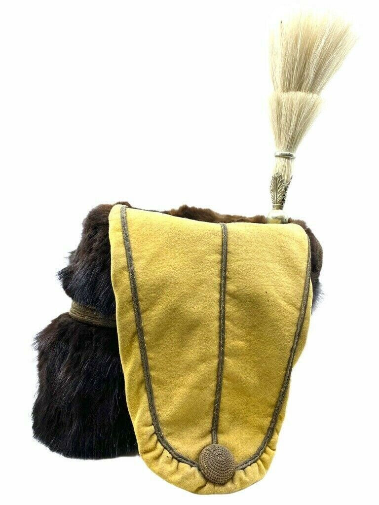 British Victorian 14th Hussars Officers Busby with Chinstrap by Cater and Co British Victorian 14th Hussars Officers Busby with Chinstrap by Cater and Co