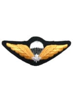 Canadian Forces Airborne Para White Leaf Cotton Jump Wing Insignia