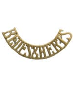WW2 British Bedforshire and Hertfordshire Regiment Shoulder Title Single
