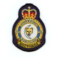 RCAF CAF Canadian 410 Squadron Heraldic Colour Crest Patch RCAF CAF Canadian 410 Squadron Heraldic Colour Crest Patch