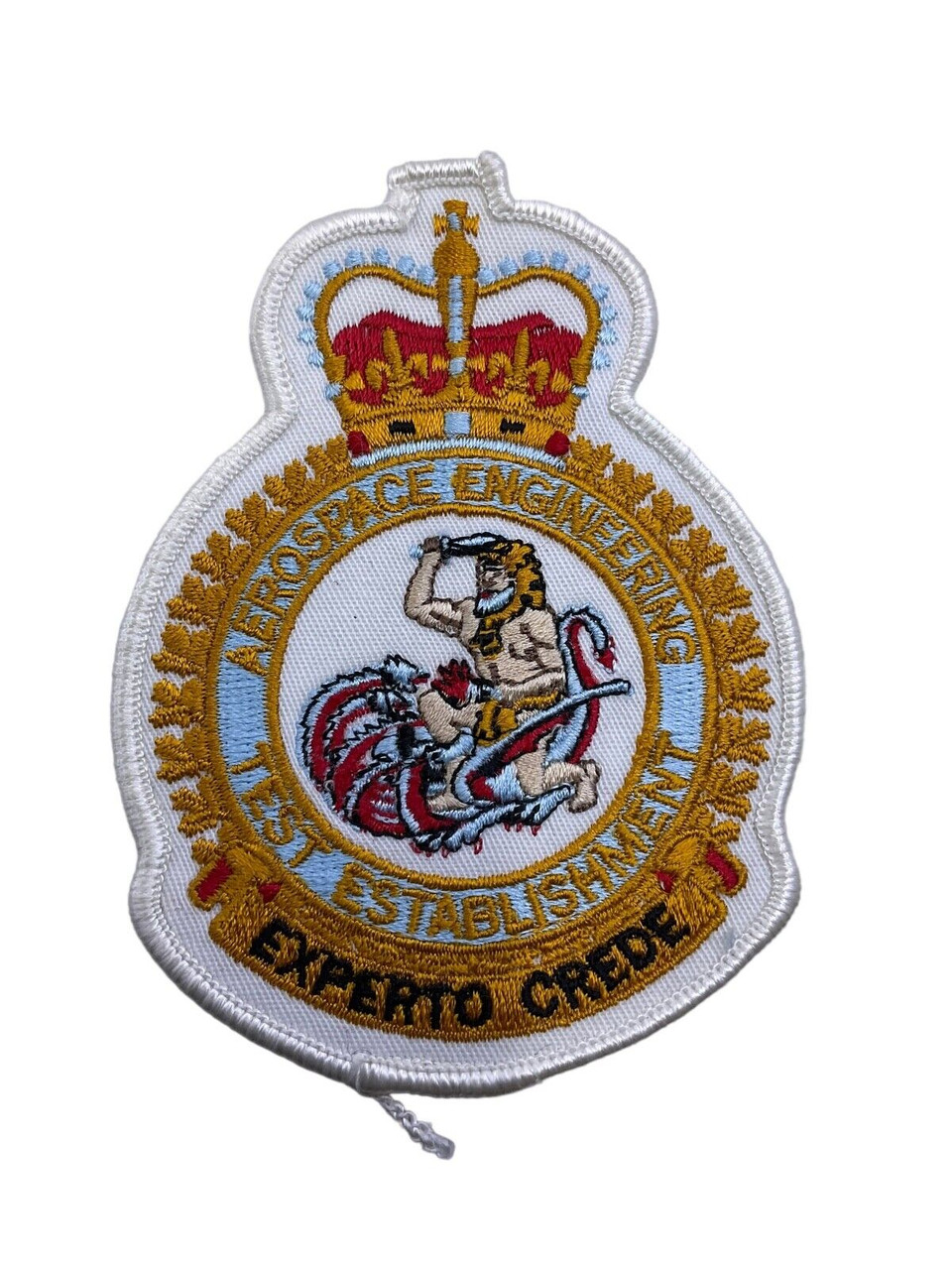 Canadian Forces RCAF AETE Experimental Heraldic Crest Patch Colour Vintage Canadian Forces RCAF AETE Experimental Heraldic Crest Patch Colour Vintage