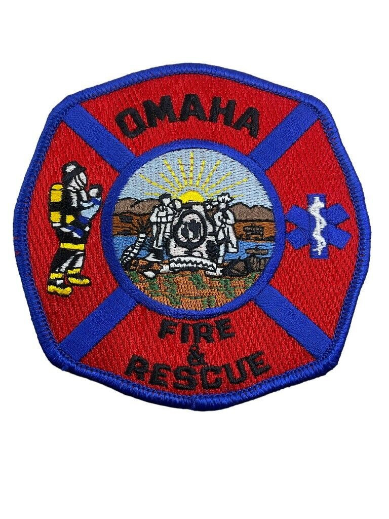 US Omaha Nebraska Fire Rescue Department Patch US Omaha Nebraska Fire Rescue Department Patch