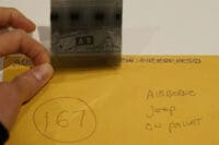 WW2 British Airborne Para Jeep on Pallet Original Negative #167