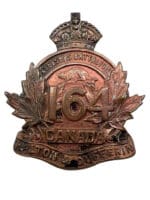 WW1 Canadian CEF 164th Battalion Cap Badge Insignia