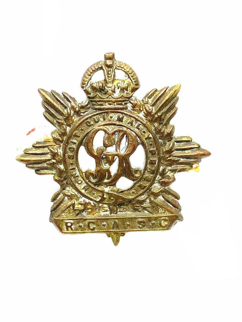 Post WW1 Canadian RCASC Service Corps Collar Single 2 Post WW1 Canadian RCASC Service Corps Collar Single 2