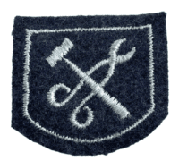 WW2 British Royal Air Force Metal Worker Sleeve Trade Patch WW2 British Royal Air Force Metal Worker Sleeve Trade Patch