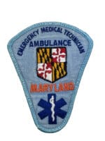 US Maryland Emergency Medical Technician Ambulance Patch US Maryland Emergency Medical Technician Ambulance Patch