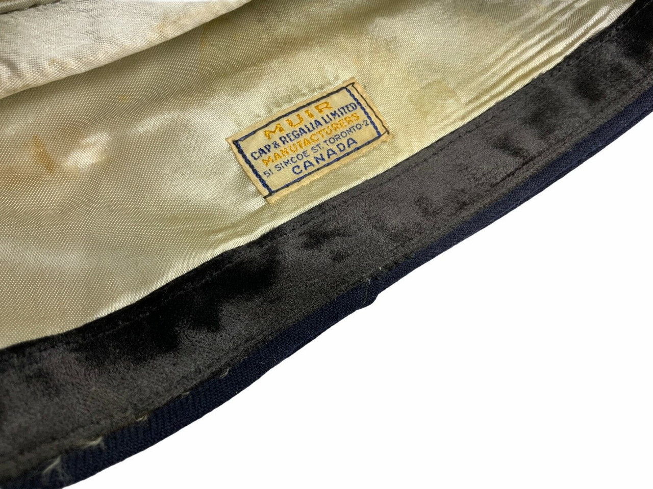 WW2 Canadian Officers Coloured Field Service Cap Elgin Regiment WW2 Canadian Officers Coloured Field Service Cap Elgin Regiment