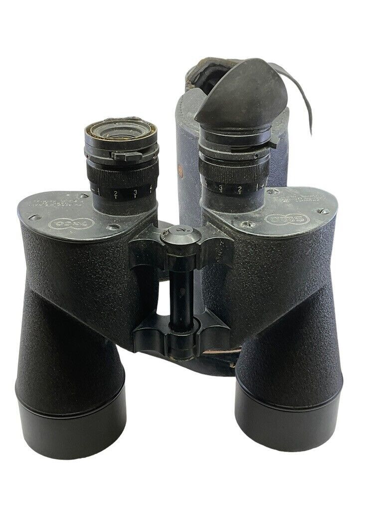 WW2 US Navy USN Bausch and Lomb 7 X 50 Mk 21 Binoculars in Case WW2 US Navy USN Bausch and Lomb 7 X 50 Mk 21 Binoculars in Case