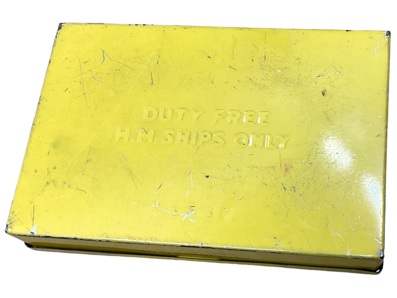 WW2 British Canadian RN RCN State Express HM Ships Cigarette Ration Tin EMPTY 2 WW2 British Canadian RN RCN State Express HM Ships Cigarette Ration Tin EMPTY 2