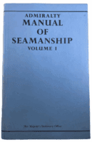 British RN Navy Admiralty Manual of Seamanship Vol 1 Hardcover Reference Book