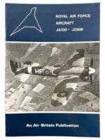 WW2 British RAF Aircraft Serial Numbers JA100-JZ999 Soft Cover Reference Book