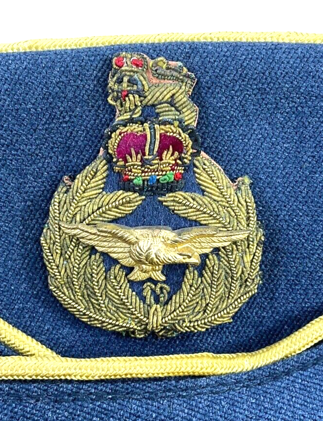 Canadian RCAF Air Marshall Officers Side Cap Stokes Size 7 1/4 Canadian RCAF Air Marshall Officers Side Cap Stokes Size 7 1/4