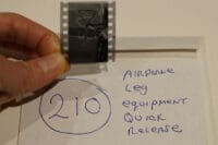 WW2 British Airborne Para w/ Leg Equipment Quick Release Copy Negative #210