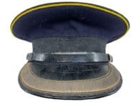 Pre WW1 Canadian 28th New Brunswick Dragoons Officers Peak Cap Hat Size 7 /14 Pre WW1 Canadian 28th New Brunswick Dragoons Officers Peak Cap Hat Size 7 /14