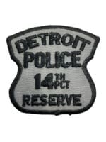 US Detroit Michigan 14th Precinct Reserve Police Patch