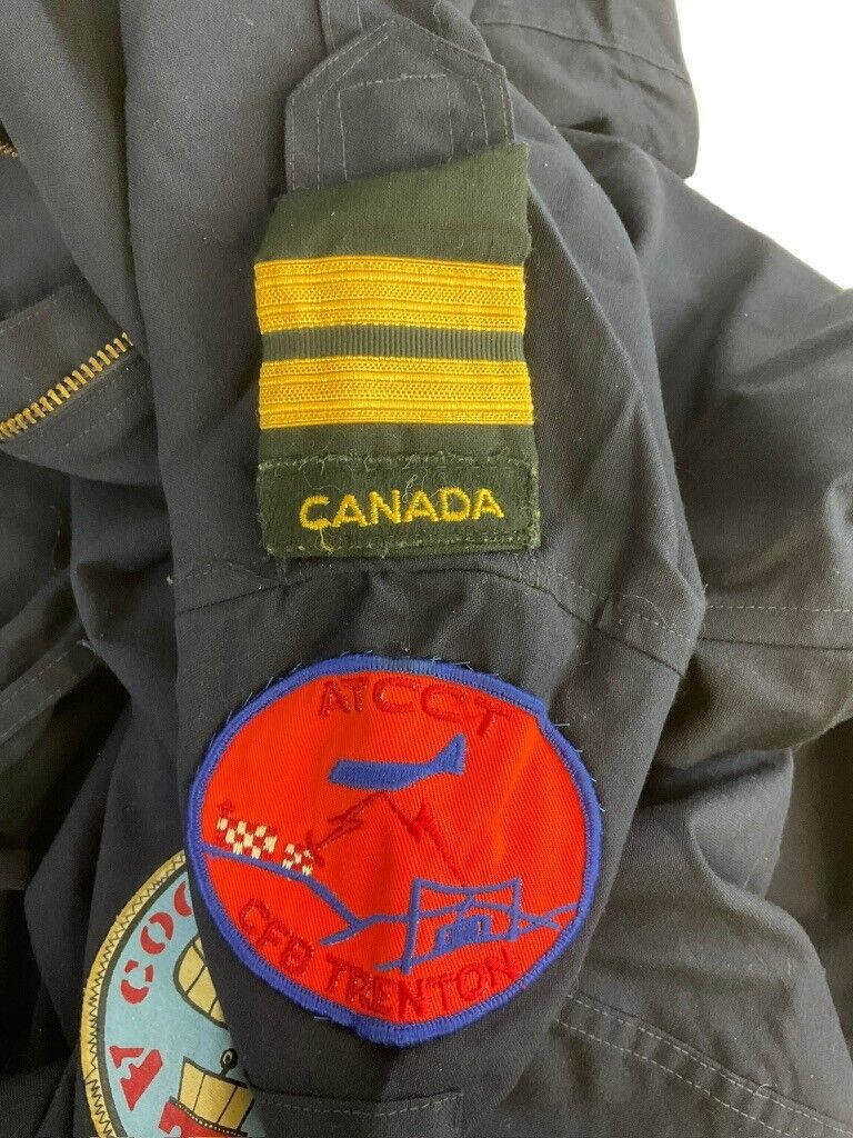 Canadian Forces RCAF Air Traffic Control Officers Dark Blue Flight Suit Trenton Canadian Forces RCAF Air Traffic Control Officers Dark Blue Flight Suit Trenton