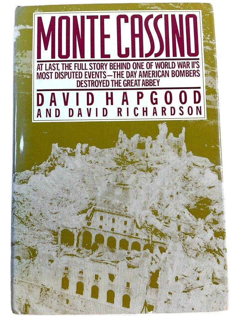 WW2 German Airborne Polish British Monte Cassino Hard Cover Reference Book WW2 German Airborne Polish British Monte Cassino Hard Cover Reference Book