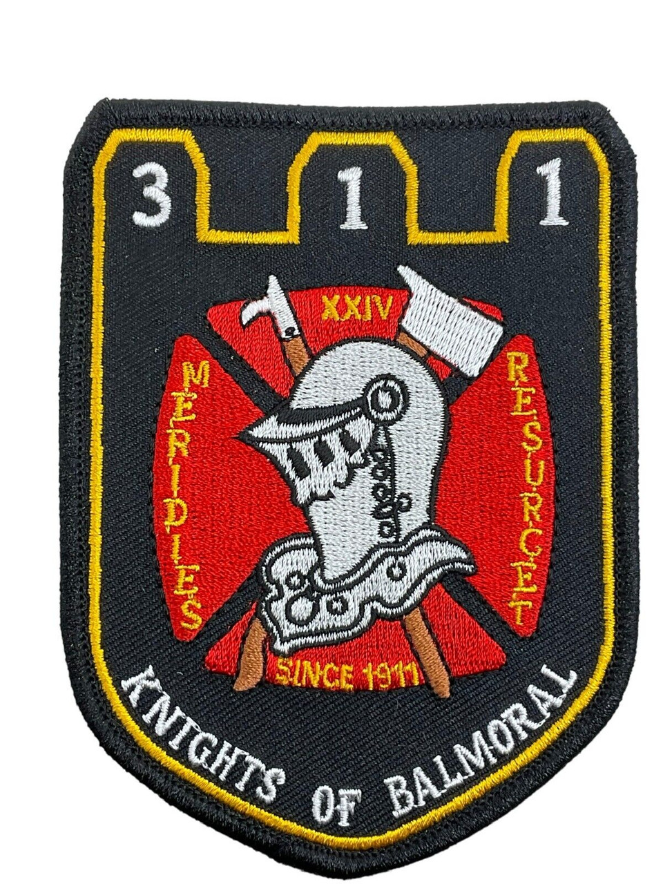 Canadian Toronto Fire Station 311 Knights of Balmoral Patch Canadian Toronto Fire Station 311 Knights of Balmoral Patch