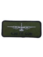 Canadian Forces RCAF 436 Training Squadron OD Green Name Tag Crest Patch