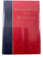 Records and Badges of the British Army Hard Cover Reference Book