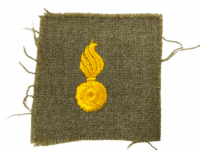 WW2 US Army Embroidered Collar Patch Ordnance