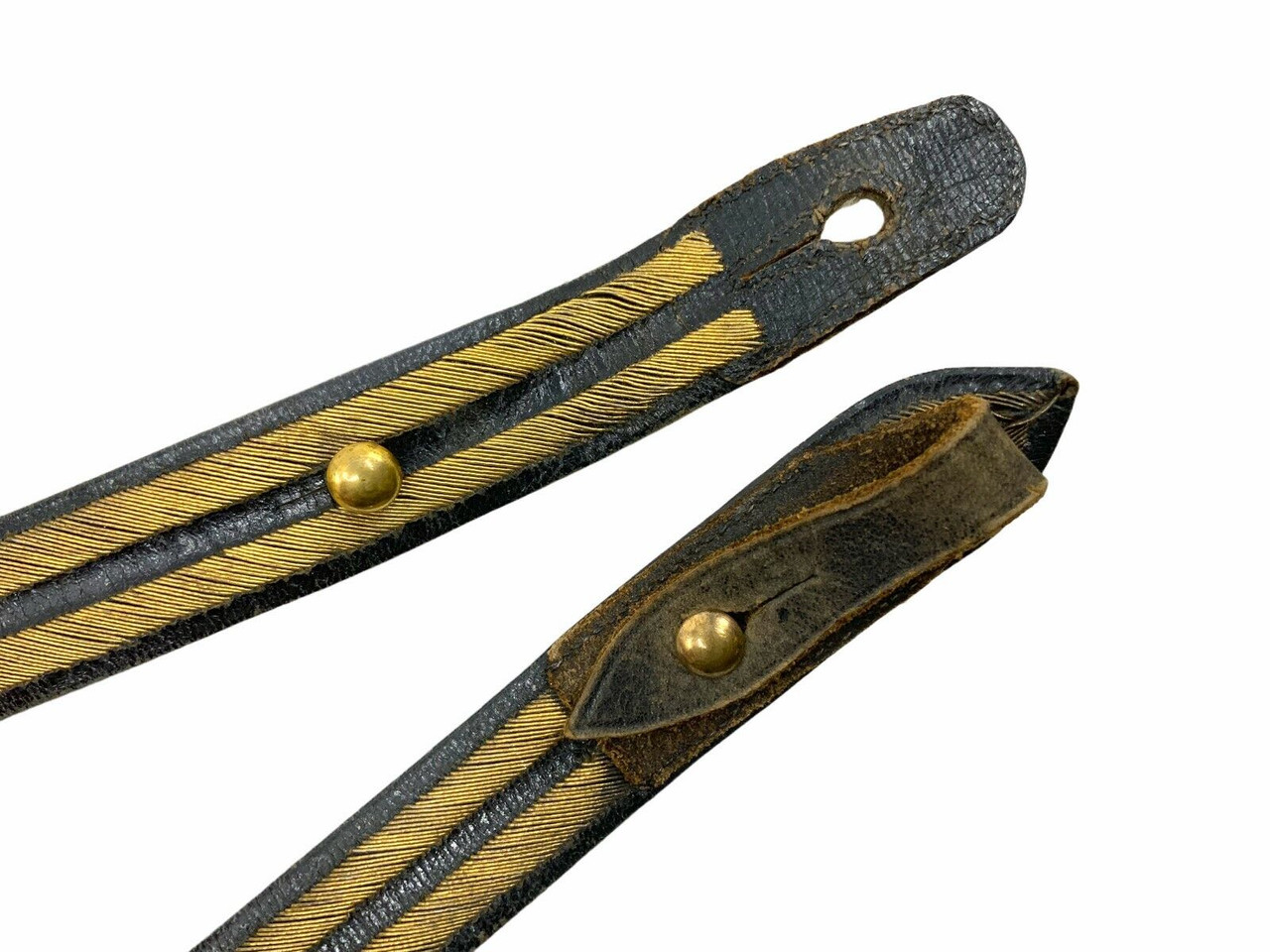 Victorian British Medical Corps Officers Leather Pair Of Sword Hangers Slings Victorian British Medical Corps Officers Leather Pair Of Sword Hangers Slings