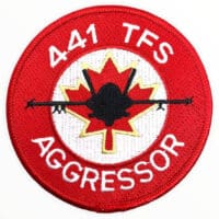 Canadian RCAF 441 Squadron Tactical Fighter Aggressor Patch Crest