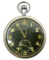 WW2 British Broad Arrow Marked GSTP T6828 Pocket Watch Non Running