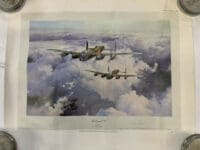 WW2 British RAF Lancaster VC's Victoria Cross Winner Signed Robert Taylor Print