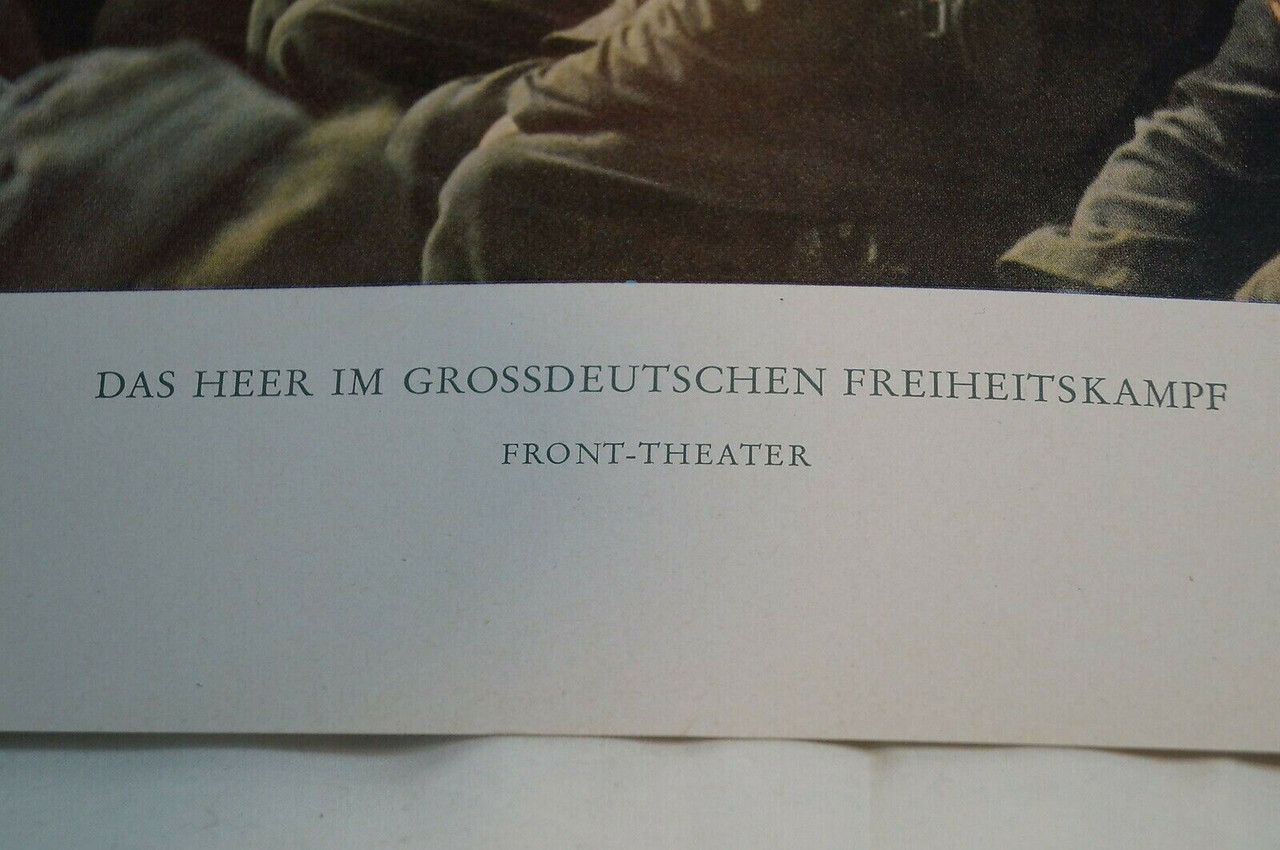 WW2 German Original Colour Press Release PR Print 7 WW2 German Original Colour Press Release PR Print 7