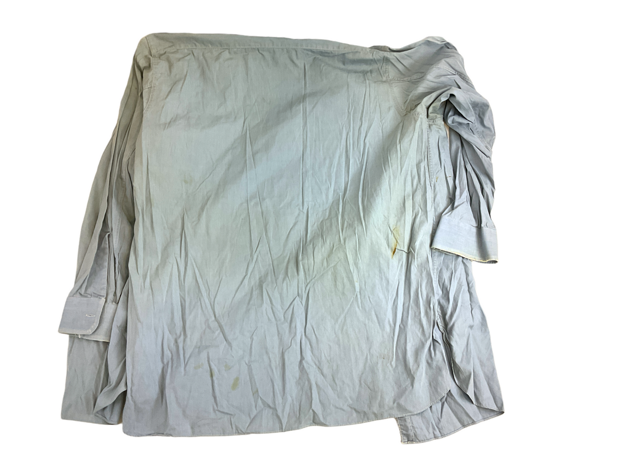 WW2 Canadian British RCAF RAF Blue Cotton Shirt Size Small WW2 Canadian British RCAF RAF Blue Cotton Shirt Size Small