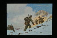 WW2 German Gebirgsjager Mountain Troop In Norway Postcard Photo