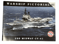 WW2 US Navy USS Midway CV-41 Warship Pictorial Soft Cover Reference Book