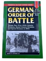 WW2 German Order of Battle Vol 2 291st to 999th Divs Stackpole Reference Book