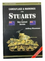 WW2 New Zealand Stuarts Tanks Camouflage and Markings Soft Cover Reference Book