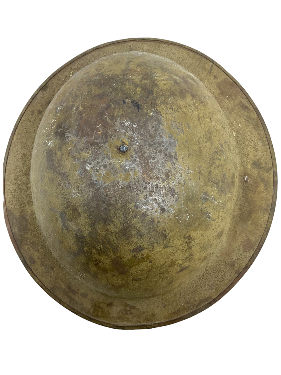 WW1 British Canadian BEF CEF Mk1 Steel Brodie Combat Helmet FS WW1 British Canadian BEF CEF Mk1 Steel Brodie Combat Helmet FS