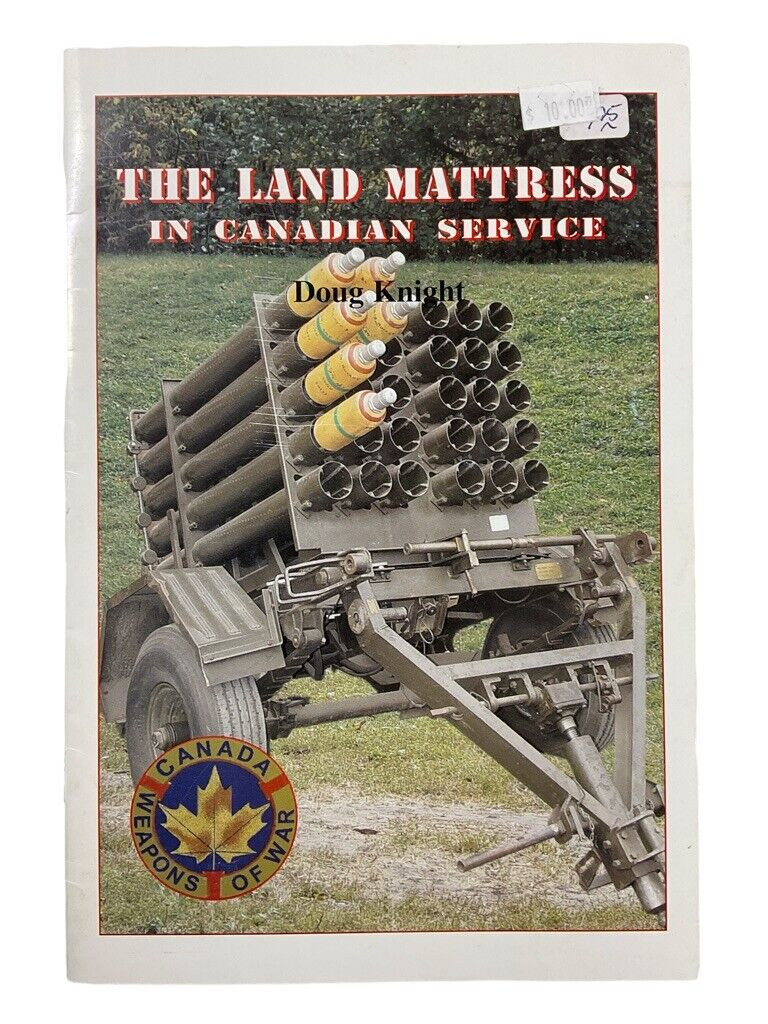 WW2 Land Mattress in Canadian Service Artillery Soft Cover Reference Book WW2 Land Mattress in Canadian Service Artillery Soft Cover Reference Book