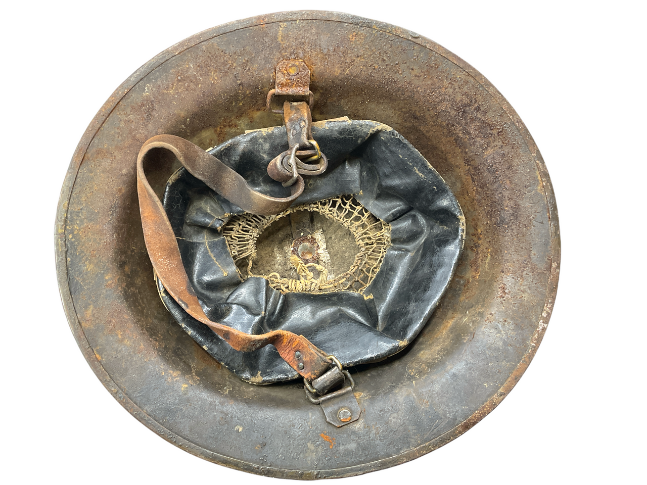 WW1 US AEF Civil Defence Patch Painted Brodie Camouflage Helmet WW1 US AEF Civil Defence Patch Painted Brodie Camouflage Helmet