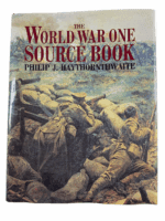 WW1 British German US The World War One Source Book Hardcover Reference Book