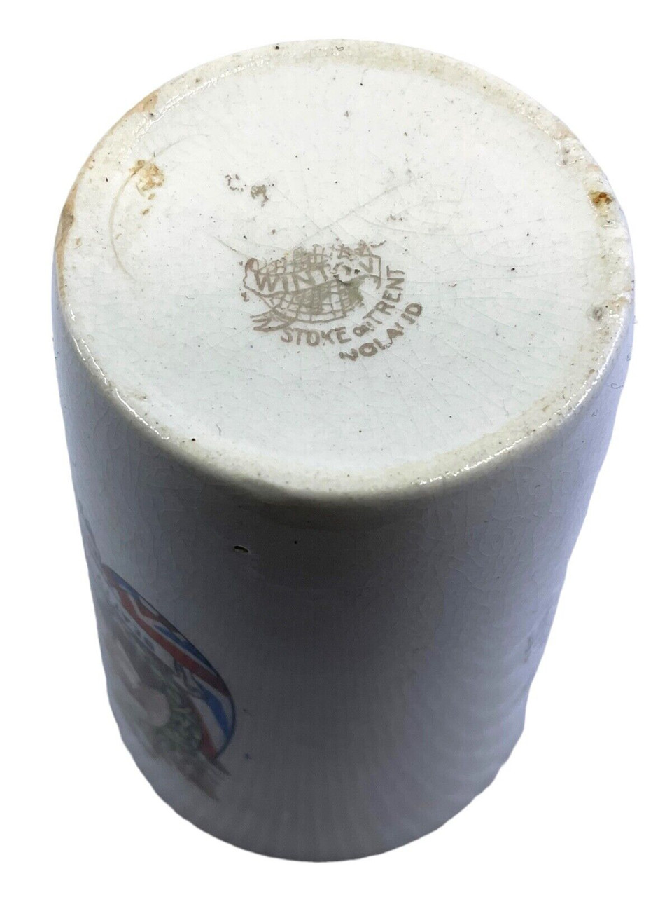 WW1 British BEF Memento Of The Great War China Winton Beaker Cup WW1 British BEF Memento Of The Great War China Winton Beaker Cup