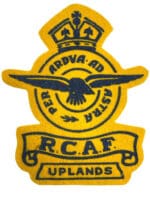 WW2 Canadian RCAF Uplands Sports Blazer Crest Patch