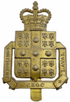 Canadian Laval Contingent COTC Cap Badge