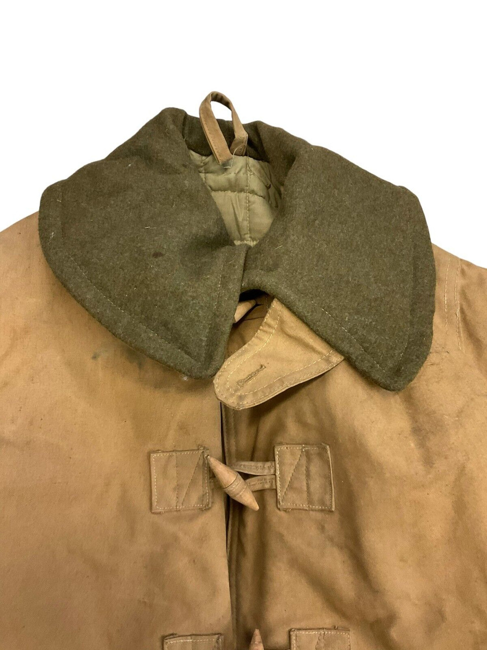 WW2 British Army Kapok Lined Coat Size 2 1942 Dated