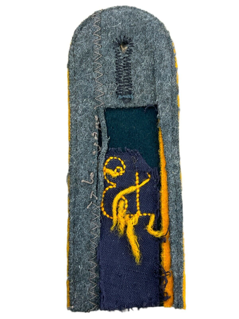 WW2 German 13th Cavalry Other Ranks Shoulder Board Strap Single WW2 German 13th Cavalry Other Ranks Shoulder Board Strap Single